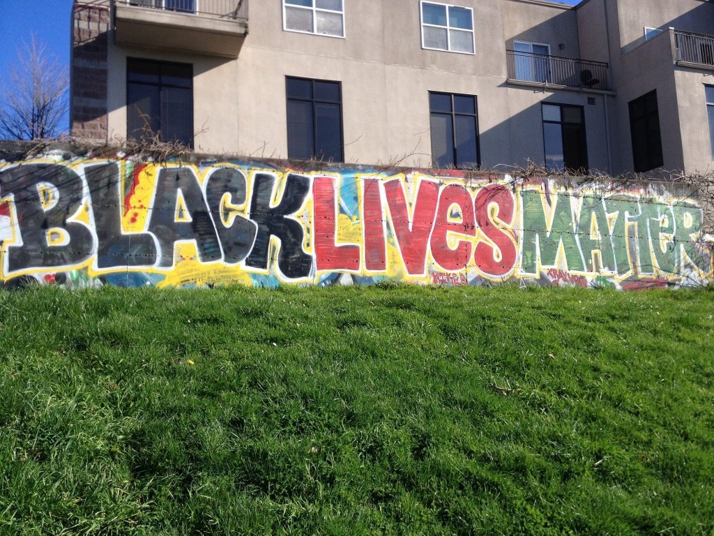 Black Lives Matter sign